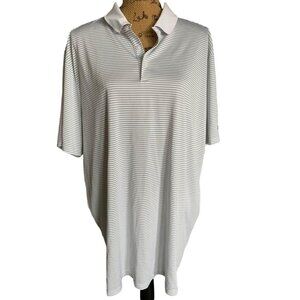 🍒 2/$20 🍒 Gray & White Stripe Nike Dri-Fit Golf 2x